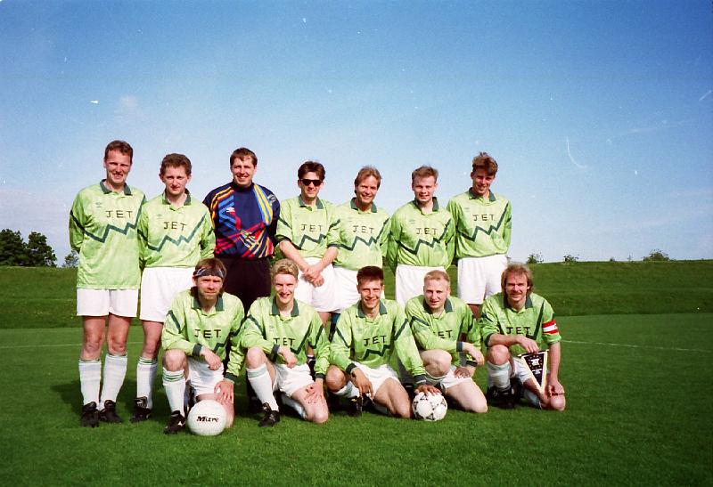 Atomiade Munich 3-4 June 1994 JET Team.jpg -  Dave Worrall, Steve Firkin, Gary Nixon, Nico Zornig, Dave Sutton, Andy ChamberlainGary Siddall, Nick Whitworth, Craig Howard, Henrik, Markus Gammelin 